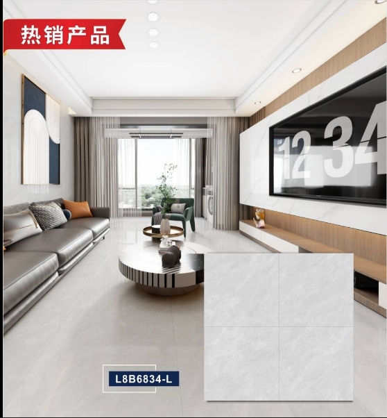 朗科超耐磨超白瓷砖 L8B6834-L 800*800 片