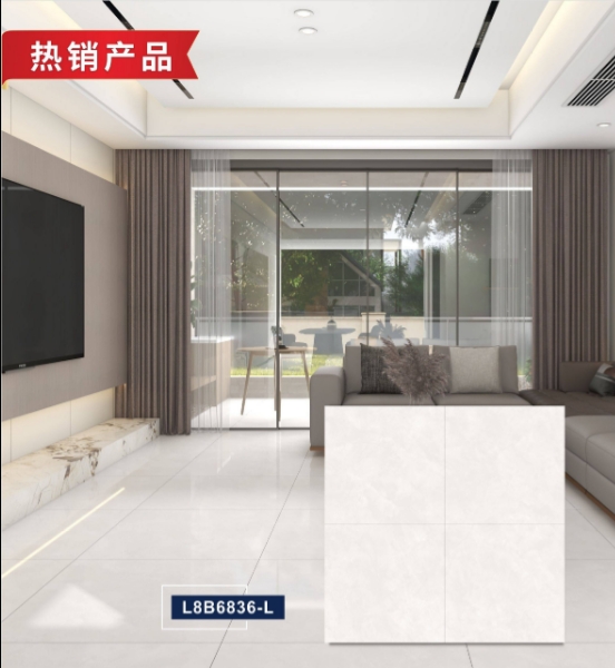 朗科超耐磨超白瓷砖 L8B6836-L 800*800 片
