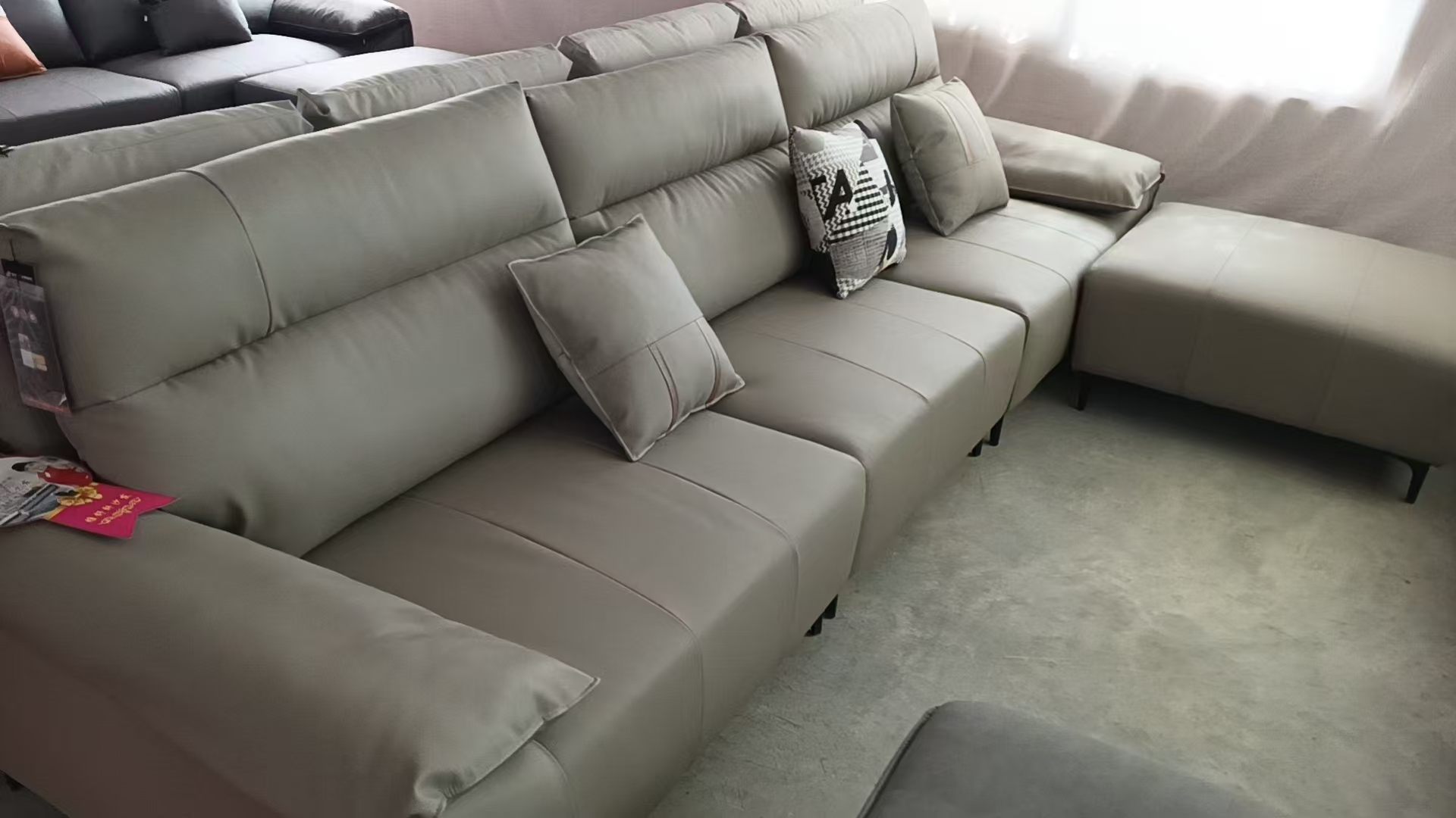 精品沙发 3.26*0.95 套 咖色